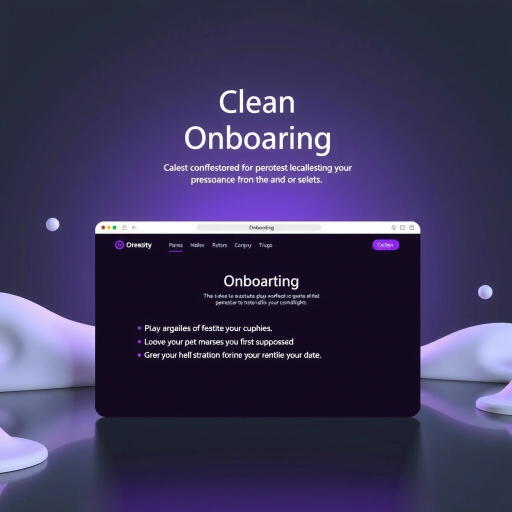 Getting started guide interface